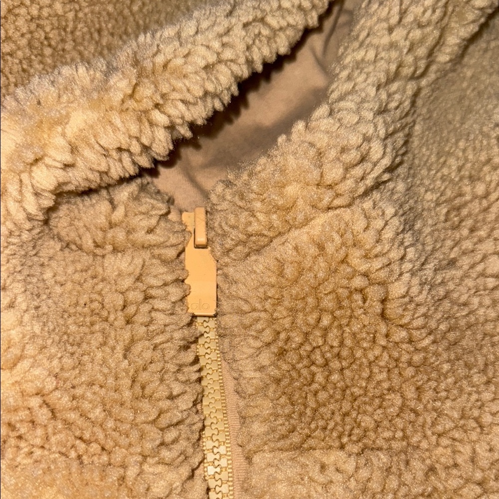 ALO Tan Sherpa Jacket - Picture 2 of 4